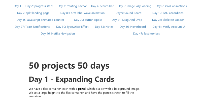 50 projects