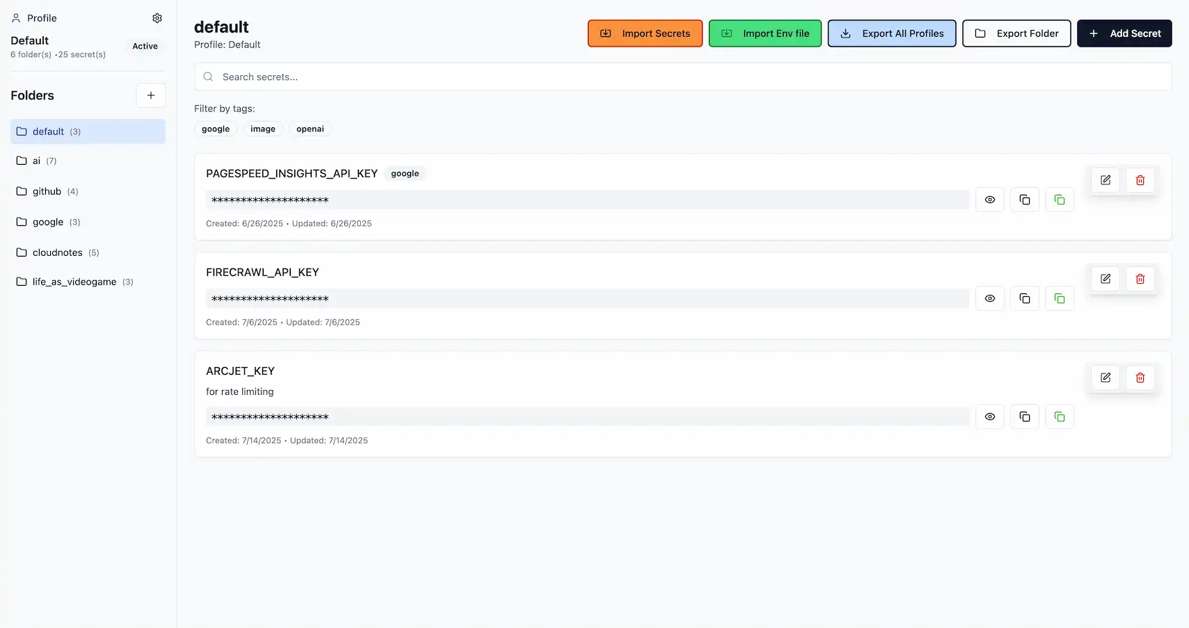 Key Stash Manager