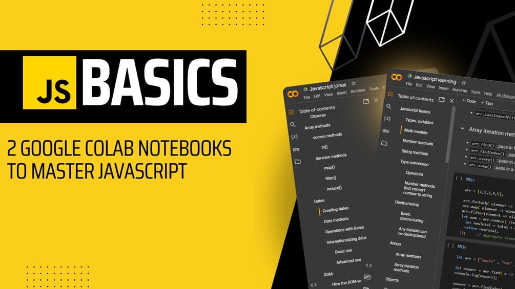 Master JavaScript 2024: 2 Coding Notebooks